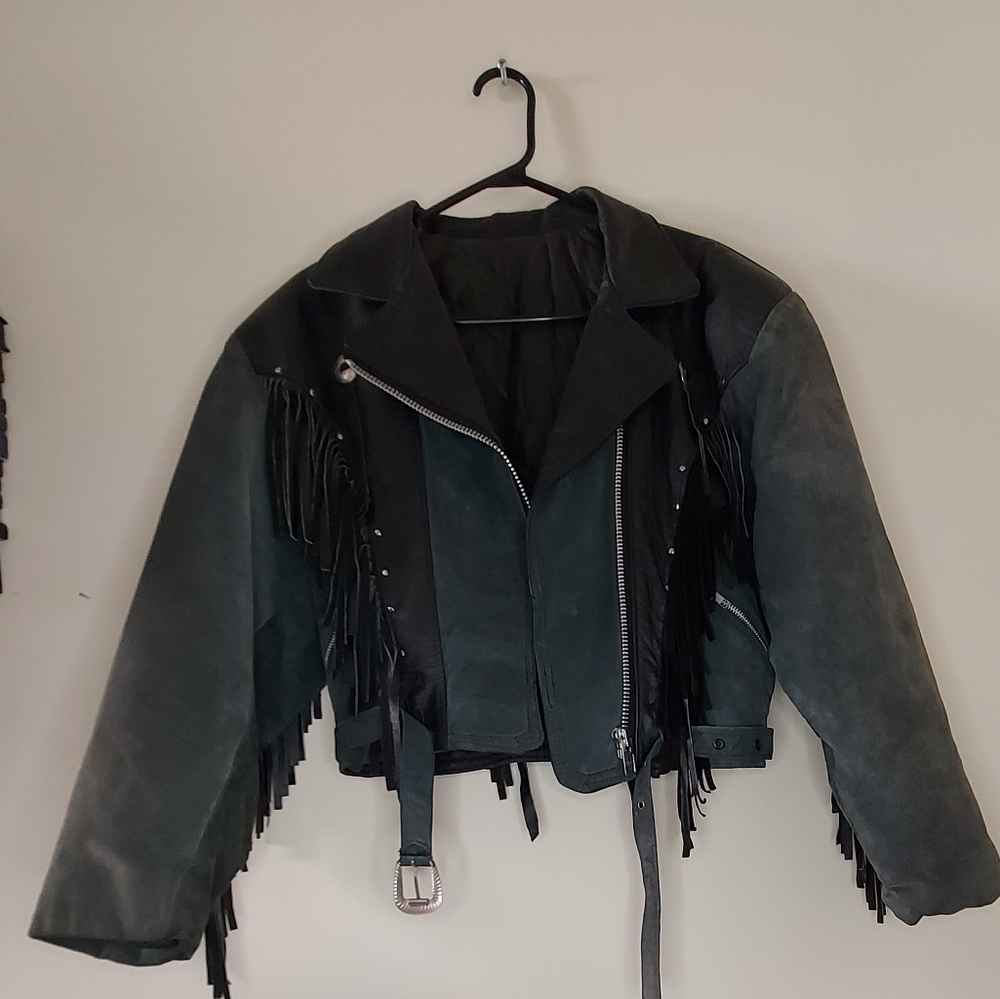 Vintage two colored screaming eagle jacket